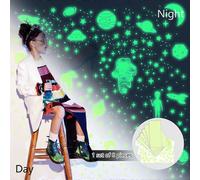 (As show, One size) 952 pieces (green light) Glow in the dark stars, fluorescent sticker light dots, fluorescent stickers for your starry sky, ceiling glow in the dark st