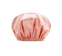(As show, One size) A pack ladies shower cap reusable EVA shower cap, double protection elastic, medium size(Rainbow powder