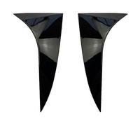 (As show, One size) ABS Glossy Black Vertical Rear Window Side Spoiler Wing for Focus Hatchback 2015-2018 Rear Triple-c