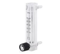 (As show, One size) Acrylic 3-30LPM LZQ-7 Gas Regulator Flowmeter 8mm Hose Fitting Oxygen Flowmeter for Measuring Controlling Gas Flow