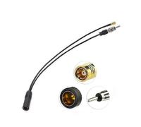 (As show, One size) Active Dab+fm/am Smb Cable Aerial Din Splitter Accessory Antenna Converter Wireless Adapter Lead Vehicle Car Radio Plug