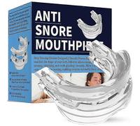 (As show, One size) Adjustable Anti Snoring Mouthpiece Guard Anti Snore Sleep Apnea Teeth Grind