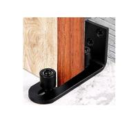 (As show, One size) Adjustable floor guide rails on the wall/under the door for wooden sliding doors