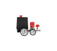 (As show, One size) Air compressor pressure switch valve pressure switch air compressor with pressure gauge regulator