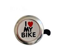 (As show, One size) Aluminum Bicycle Bells Bicycle Accessories, Bikes Loud and Clear Sound - Silver Bells (Two)