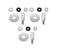 (As show, One size) Ammo Can Box Lock Hardware Kit Steel for 50 Cal Fat 50 30 Cal Metal Ammo Case Lock Hardware Screw Sets for Money Bullet Safe Box