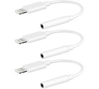 (As show, One size) [Apple MFi Certified] Lightning to 3.5mm Headphone Jack Adapter, iPhone Headphone Adapter 3.5mm Audio Aux Jack Adapter Dongle Cable Converter Compatib
