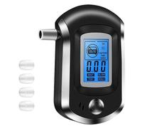 (As show, One size) AT6000 Digital Breath Alcohol Tester Mini Professional Police Alcohol Tester Breath Drunk Driving An