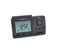 (As show, One size) Automatic Digital Clock Islamic Azan Muslim Prayer Alarm Azan Clock compatible with Desktop Table Clock Home Decorations Black