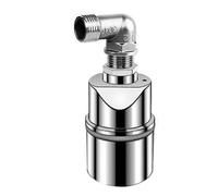 (As show, One size) Automatic Water Level Control Valve 1/2 Inch Stainless Steel Float Ball Valve For Tank Swimming Poo