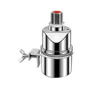 (As show, One size) Automatic Water Level Control Valve 1/2 Inch Stainless Steel Float Ball Valve for Tank Swimming Pool Straight with Clip
