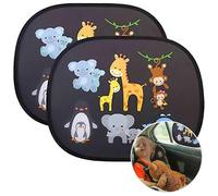 (As show, One size) Baby Car Sun Shades, Child Self Adhesive Sun Shades, Block Out Rays Sun Visor for Car Windows UV/Heat Protection, Car Sun Shade, Easy to Install, 2 Pi
