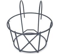 (As show, One size) Balcony Flower Stand European Style Wrought Iron Railing Potted Plant Hanging Window Sill Wall Moun