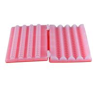 (As show, One size) Barbecue Accessories Meat Skewer Machine Quick Wear Meat Bbq Meat Skewer Home Users Pink 17X13X3CM Save Time 1Set