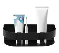 (As show, One size) Bathroom Shelf - SUS304 Stainless Steel (23x7.59CM) Black 1pc