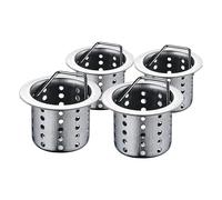 (As show, One size) Bathtub Strainer(4 Packs), 3.5cm To 4.6cm Stopper Bathtubs, Hair Catcher Stainless Steel Filter Drain Hair Catcher For Bath Sink Wash Basin