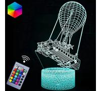 (As show, One size) Battle Bus Night Light Lamps Battle Royale Fortress 3D Vision Effect LED Night Lights