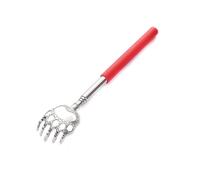 (As show, One size) Bear Paw Shaped Telescopic Back Scratcher Retractable Stainless Steel Cute Bear Claw Tickles