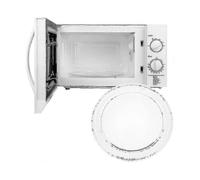 (As show, One size) Bebetter Universal Microwave Turntable Glass Plate With Holder 245mm/24.5cm/9.65in