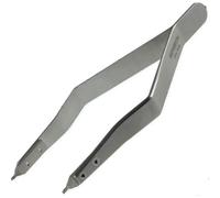 (As show, One size) Bergeon 7825 Metal Band Clasp Pliers Spring Bar Grain Pliers Stainless Steel Ergonomic Watch Maker Tool, Silver