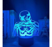 (As show, One size) Berserk LED 3D Lamp Lllusion Light Desk lamp Japanese Anime Light for Child Bedroom Decor Night Light Christmas Gift Manga Gadget