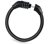 (As show, One size) Bike Lock,High Security 4-Digit Resettable Mini Combination Password Bike Lock,Portable Outdoor Anti Theft Bike Lock