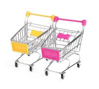 (As show, One size) Bird Desktop Shopping Cart Stacking Ring Toy Cart Parakeet Training Game for Finch Parrot Desktop Skates