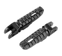 (As show, One size) Black Aluminum Alloy Rear Foot Pegs Footrest Replacement FP256Set for DUCATI 1098/1198