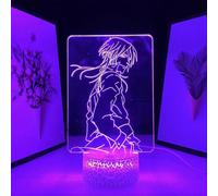(As show, One size) Black Butler Anime Figure Led Night Light for Bedroom Decoration Colorful Nightlight Manga Gift 3D Table Lamp Black Butler
