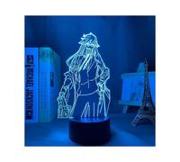(As show, One size) Black Butler Grell Sutcliff Led Night Light for Bedroom Decor Gift Nightlight Anime Table 3D Lamp Grell Sutcliff Black Butler