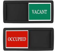 (As show, One size) Black)Vacant Busy Sign Sliding Door Sign Do Not Disturb Restroom Sign Office Sign Conference Sign for Bathroom Home Office Conference Room