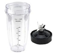 (As show, One size) Blender for Ninja, 24Oz Cup 7 Fins Extractor Blade, for Auto IQ BN801 SS101 BL480-30 BL641