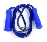 (As show, One size) Blue Heavy Rubber Bearing Skipping Rope