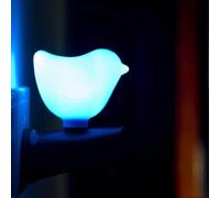 (As show, One size) Blue Night Light Child LED Night Light Automatic Electric Plug-and-Play Night Light Sector with Twilight Sensor Bedroom Living Room Bathroom