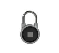 (As show, One size) Bluetooth Fingerprint Padlock Intelligent Outdoor Door Padlock Suitcase Lock Warehouse Dormitory Mobile APP Software Control