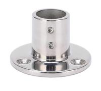 (As show, One size) Boat Handrail Round Base Fitting 316 Stainless Steel Marine Hardware for 25mm/1in Tube90