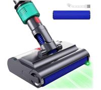 (As show, One size) Brush compatible with V7 V8 V10 V11 V15 Vacuum Cleaner, Electric Floor Mop with Clean and Dirty Water Tank compatible with
