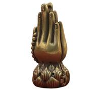 (As show, One size) Buddha Hand Charm Antique Keychain Making Charm Buddha Charm for Jewelry Making