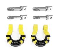 (As show, One size) Car 1/81/10 Climbing Car Front Bumper U-Shaped Buckle Rescue Buckle, Simulated Two-Color U-Shaped B