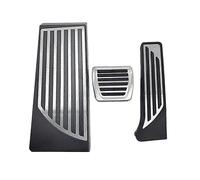 (As show, One size) Car Accelerator Brake Pedal Clutch Pedal for Stelvio 2016-2020 No Drilling Pedals