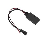 (As show, One size) Car Bluetooth5.0 AUX Module 3Pin ABS Black Wearproof Replacement for E39 E46 E38 E53