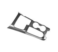 (As show, One size) Car Carbon Fiber Center Console Gear Shift Panel Water Cup Holder Cover Trim Stickers for 2021 2022