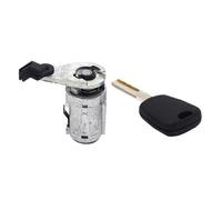 (As show, One size) Car Front Door Ignition Switch Door Lock Ignition Switch Barrel Lock with Keys for New PEUGEOT 307