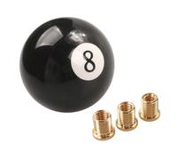 (As show, One size) Car Joystick Manual Gear ShiftsLever With Three Adapters Stick Shifter Knob Transmission Gearstick Ball for Most Vehicle