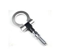 (As show, One size) Car modified front bar universal trailer hook trailer tow hook bumper pull ring trailer hook European series silver