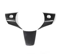 (As show, One size) Carbon Fiber Steering Wheel Frame Cover Trim Fits Compatible Tesla Model 3 17-19