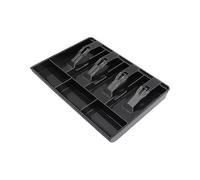 (As show, One size) Cash Register Drawer - Cash Money Tray Replacement 4 Bill/3 Coin