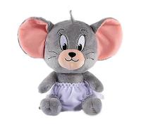 (As show, One size) Classic Cartoon Animation Tom Cat Jerry Mouse Stuffed Plush Toy Toffee Mouse Toy Birthday Suitable For Girls And Boys (mouse 18cm)