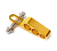 (As show, One size) Clear Goods Motorcycle Spare Parts Bws Suitable For Yamaha Strong War Gtr Modified Aluminum Alloy Three-Hole Waste Oil Pipe Bracket