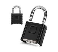(As show, One size) Code Padlock, 1 PC 4 Digit Combination Padlock Locker Code Lock Outdoor Waterproof Zinc Alloy, 8mm Diameter 270g Heavy Duty Padlock Lock for Door, Col